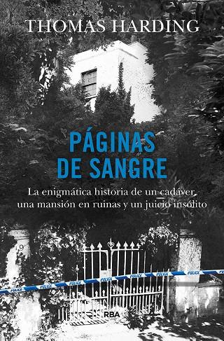 PÁGINAS DE SANGRE | 9788491872368 | HARDING THOMAS | Llibreria Ombra | Llibreria online de Rubí, Barcelona | Comprar llibres en català i castellà online