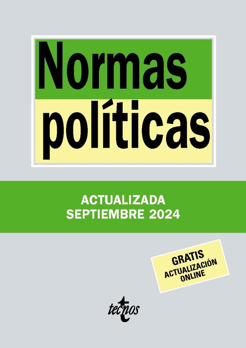 NORMAS POLÍTICAS | 9788430990948 | EDITORIAL TECNOS | Llibreria Ombra | Llibreria online de Rubí, Barcelona | Comprar llibres en català i castellà online