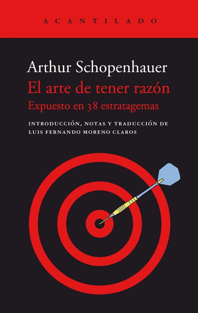 EL ARTE DE TENER RAZÓN | 9788419036377 | SCHOPENHAUER, ARTHUR | Llibreria Ombra | Llibreria online de Rubí, Barcelona | Comprar llibres en català i castellà online