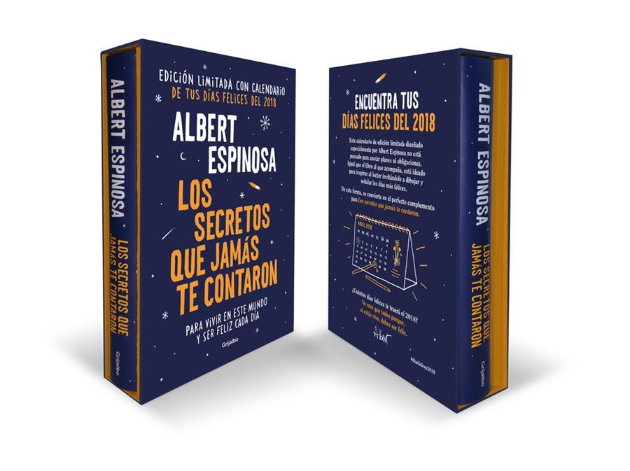 EDICIÓN ESPECIAL CON CALENDARIO 2018, LOS SECRETOS QUE JAMÁS TE CONTARON | 9788425355905 | ALBERT ESPINOSA | Llibreria Ombra | Llibreria online de Rubí, Barcelona | Comprar llibres en català i castellà online