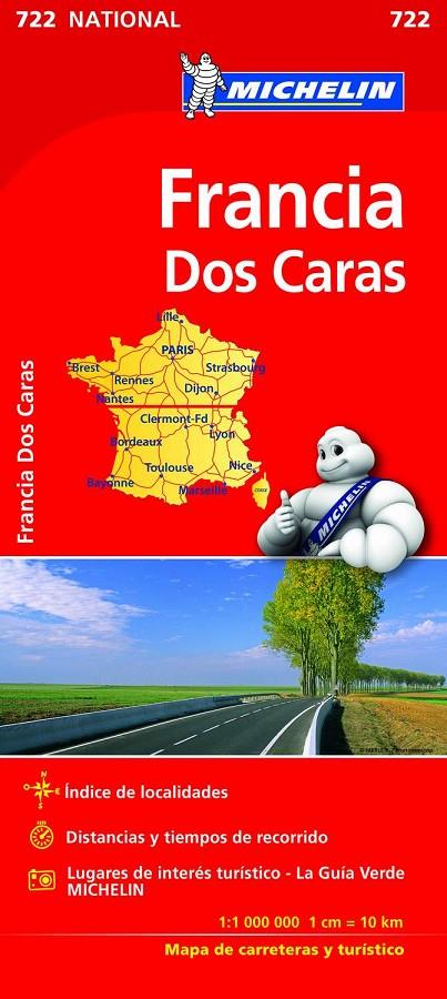 MAPA NATIONAL FRANCIA (DOBLE CARA) | 9782067219861 | VARIOS AUTORES | Llibreria Ombra | Llibreria online de Rubí, Barcelona | Comprar llibres en català i castellà online