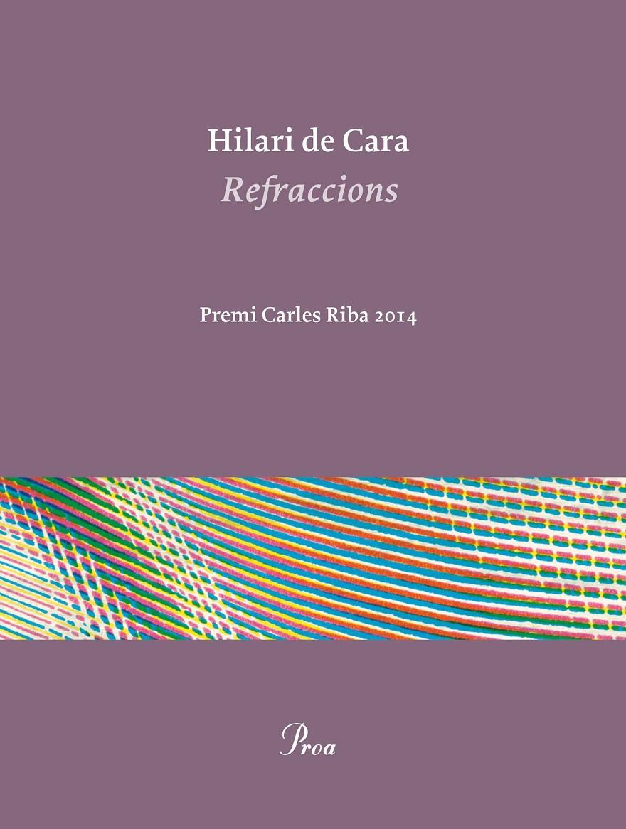 REFRACCIONS | 9788475885506 | HILARI DE CARA | Llibreria Ombra | Llibreria online de Rubí, Barcelona | Comprar llibres en català i castellà online