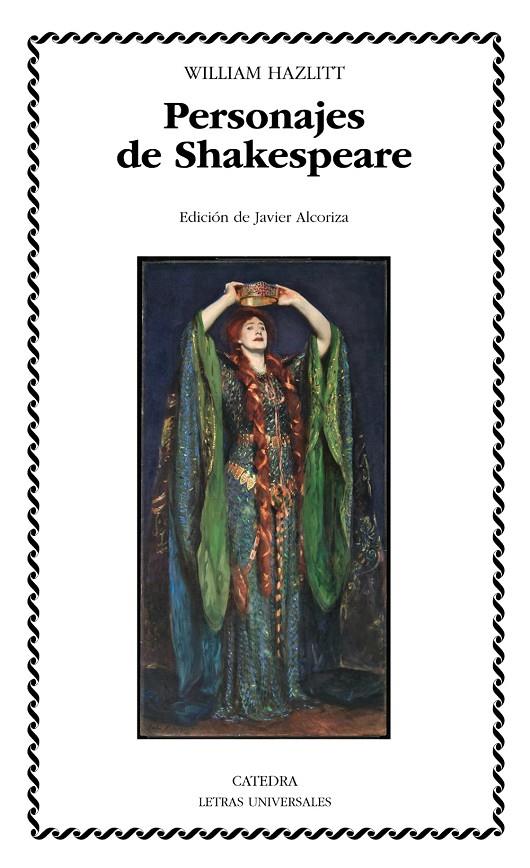 PERSONAJES DE SHAKESPEARE | 9788437647432 | HAZLITT, WILLIAM | Llibreria Ombra | Llibreria online de Rubí, Barcelona | Comprar llibres en català i castellà online