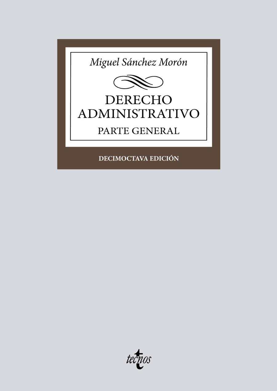 DERECHO ADMINISTRATIVO | 9788430985296 | SÁNCHEZ MORÓN, MIGUEL | Llibreria Ombra | Llibreria online de Rubí, Barcelona | Comprar llibres en català i castellà online