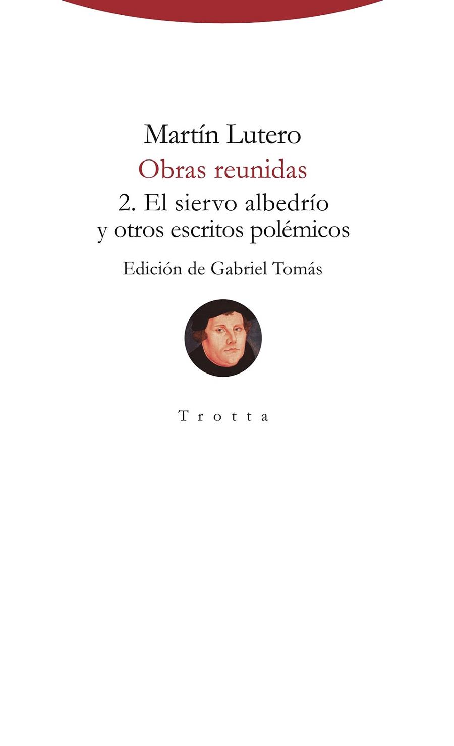 OBRAS REUNIDAS | 9788498797831 | LUTERO, MARTÍN | Llibreria Ombra | Llibreria online de Rubí, Barcelona | Comprar llibres en català i castellà online