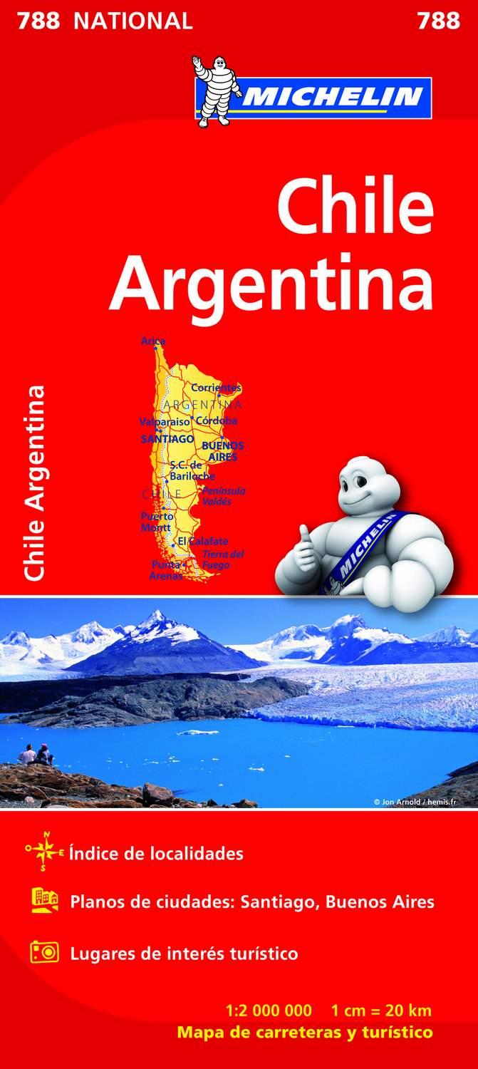 MAPA NATIONAL CHILE - ARGENTINA | 9782067185630 | MICHELIN | Llibreria Ombra | Llibreria online de Rubí, Barcelona | Comprar llibres en català i castellà online