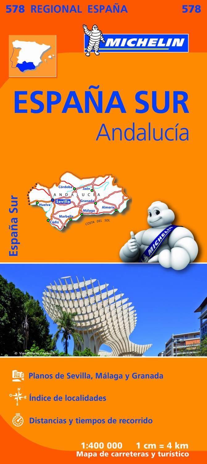 MAPA REGIONAL ANDALUCÍA | 9782067184459 | MICHELIN | Llibreria Ombra | Llibreria online de Rubí, Barcelona | Comprar llibres en català i castellà online