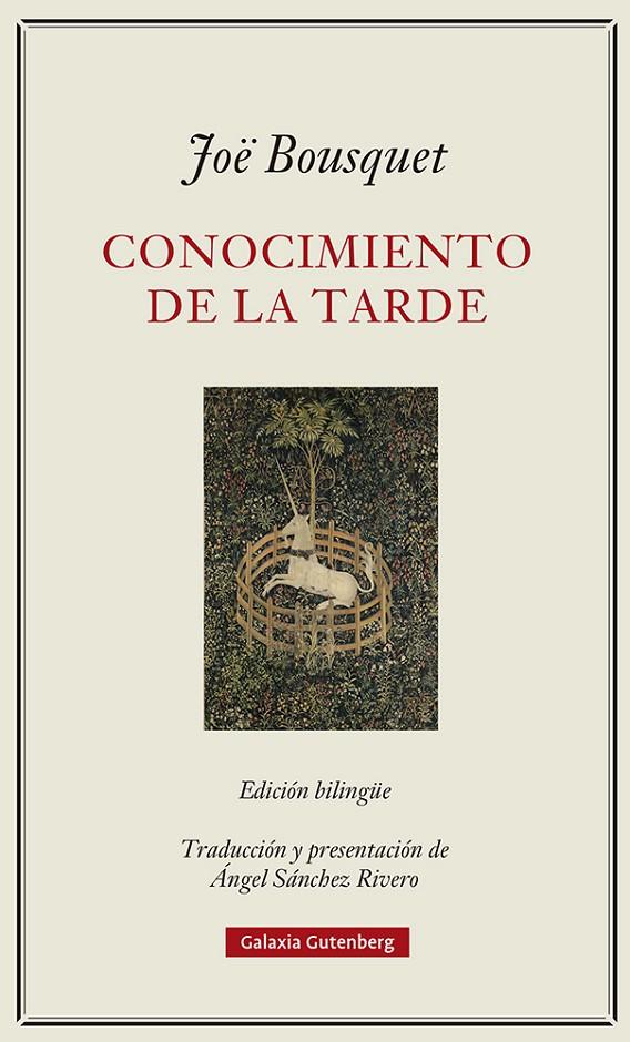 CONOCIMIENTO DE LA TARDE | 9788419075567 | BOUSQUET, JOË | Llibreria Ombra | Llibreria online de Rubí, Barcelona | Comprar llibres en català i castellà online