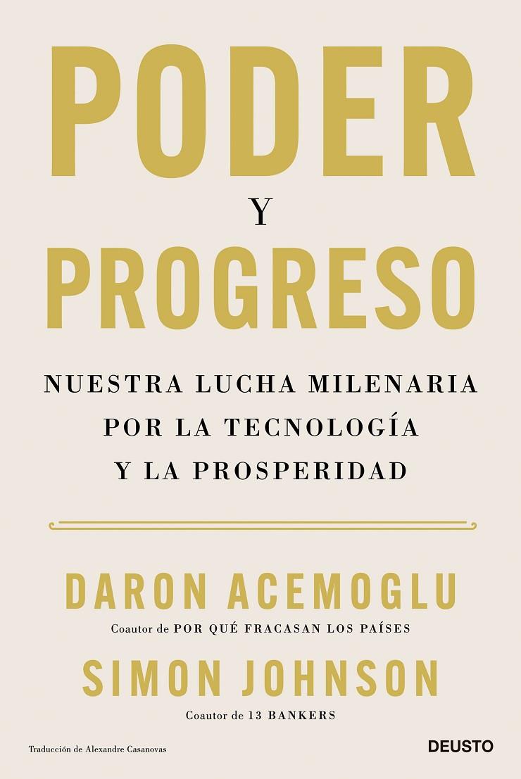 PODER Y PROGRESO | 9788423436378 | ACEMOGLU, DARON/JOHNSON, SIMON | Llibreria Ombra | Llibreria online de Rubí, Barcelona | Comprar llibres en català i castellà online