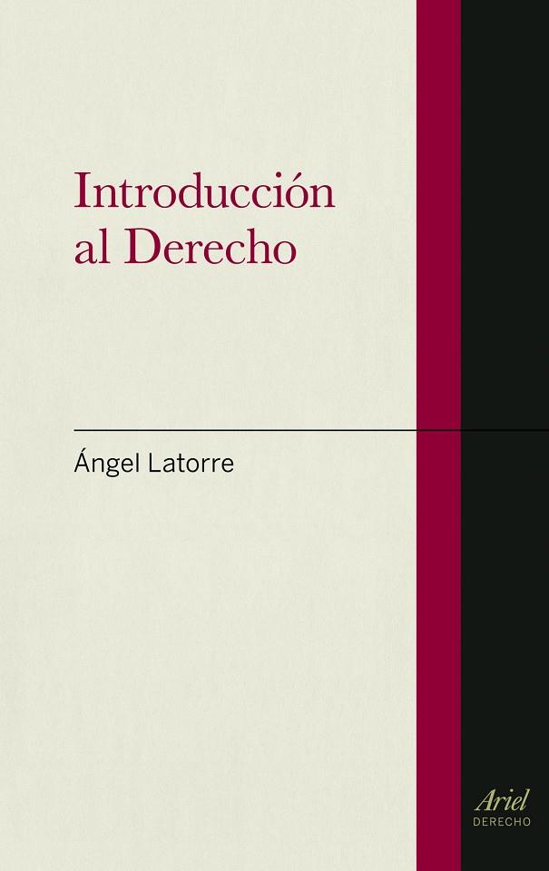 INTRODUCCIÓN AL DERECHO | 9788434470637 | LATORRE, ÁNGEL | Llibreria Ombra | Llibreria online de Rubí, Barcelona | Comprar llibres en català i castellà online