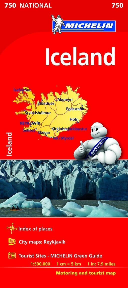 MAPA NATIONAL ICELAND | 9782067211872 | MICHELIN | Llibreria Ombra | Llibreria online de Rubí, Barcelona | Comprar llibres en català i castellà online