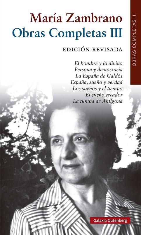 LIBROS (1955-1973)- REVISADO | 9788418526510 | ZAMBRANO, MARÍA | Llibreria Ombra | Llibreria online de Rubí, Barcelona | Comprar llibres en català i castellà online