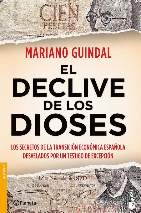 EL DECLIVE DE LOS DIOSES | 9788408112143 | MARIANO GUINDAL | Llibreria Ombra | Llibreria online de Rubí, Barcelona | Comprar llibres en català i castellà online