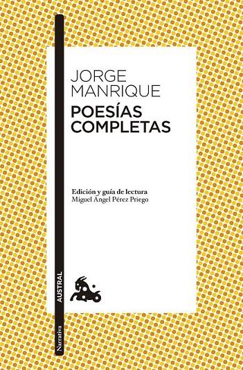 POESÍAS COMPLETAS | 9788467042160 | JORGE MANRIQUE | Llibreria Ombra | Llibreria online de Rubí, Barcelona | Comprar llibres en català i castellà online