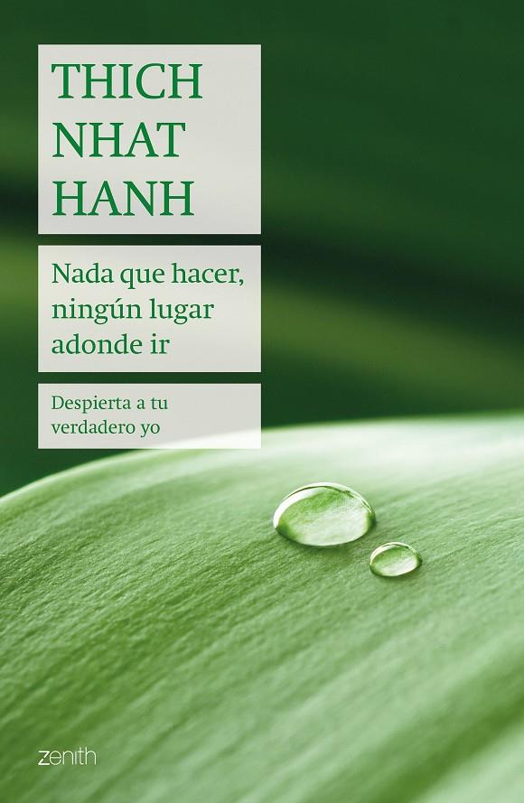 NADA QUE HACER, NINGÚN LUGAR ADONDE IR | 9788408216261 | HANH, THICH NHAT | Llibreria Ombra | Llibreria online de Rubí, Barcelona | Comprar llibres en català i castellà online