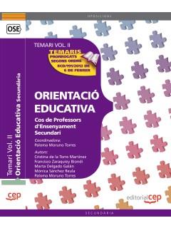 COS DE PROFESSORS D'ENSENYAMENT SECUNDARI. ORIENTACIÓ EDUCATIVA. TEMARI VOL. II. | 9788468131757 | AA.VV. | Llibreria Ombra | Llibreria online de Rubí, Barcelona | Comprar llibres en català i castellà online