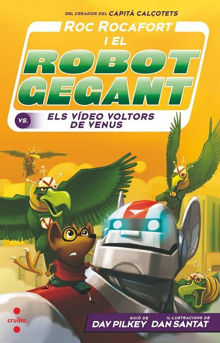 3 ROC ROCAFORT CONTRA ELS VIDEO VOLTORS DE VENU | 9788466149075 | PILKEY, DAV | Llibreria Ombra | Llibreria online de Rubí, Barcelona | Comprar llibres en català i castellà online