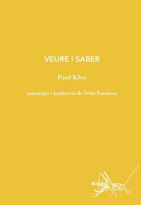 VEURE I SABER | 9788412969412 | KLEE, PAUL | Llibreria Ombra | Llibreria online de Rubí, Barcelona | Comprar llibres en català i castellà online