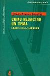 CÓMO REDACTAR UN TEMA | 9788475095127 | MARÍA TERESA SERAFINI | Llibreria Ombra | Llibreria online de Rubí, Barcelona | Comprar llibres en català i castellà online