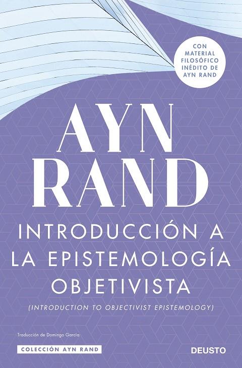 INTRODUCCIÓN A LA EPISTEMOLOGÍA OBJETIVISTA | 9788423433520 | RAND, AYN | Llibreria Ombra | Llibreria online de Rubí, Barcelona | Comprar llibres en català i castellà online