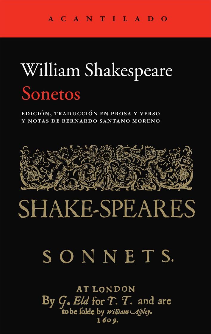 SONETOS | 9788415689324 | WILLIAM SHAKESPEARE | Llibreria Ombra | Llibreria online de Rubí, Barcelona | Comprar llibres en català i castellà online