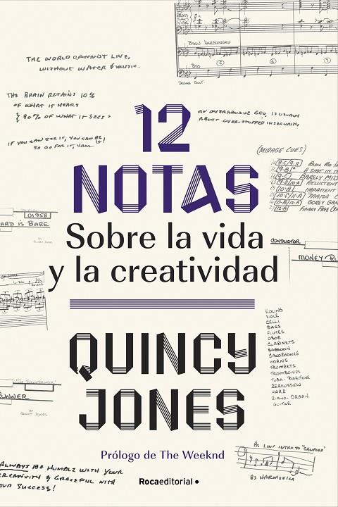 12 NOTAS: SOBRE LA VIDA Y LA CREATIVIDAD | 9788418417382 | JONES, QUINCY | Llibreria Ombra | Llibreria online de Rubí, Barcelona | Comprar llibres en català i castellà online