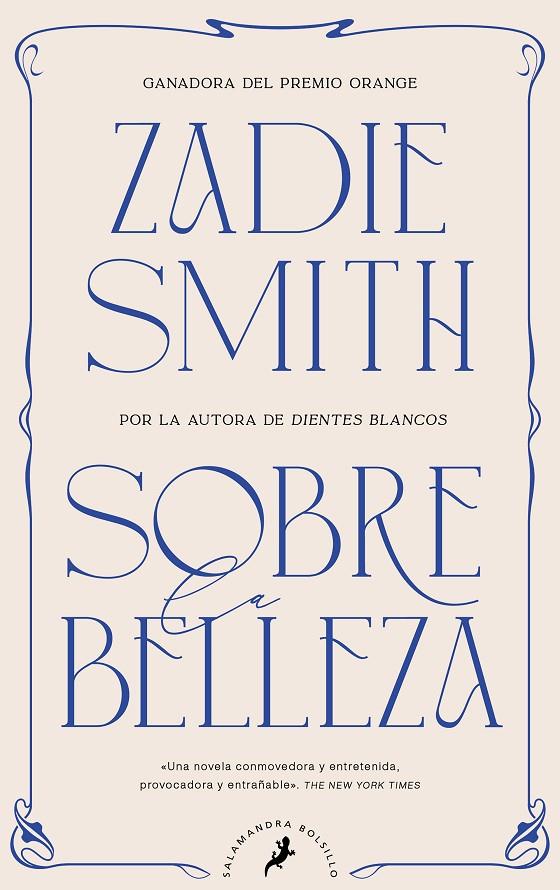 SOBRE LA BELLEZA | 9788418796678 | SMITH, ZADIE | Llibreria Ombra | Llibreria online de Rubí, Barcelona | Comprar llibres en català i castellà online