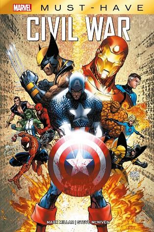 MARVEL MUST-HAVE: CIVIL WAR | 9788413342603 | MILLAR, MARK/ MCNIVEN, STEVE | Llibreria Ombra | Llibreria online de Rubí, Barcelona | Comprar llibres en català i castellà online