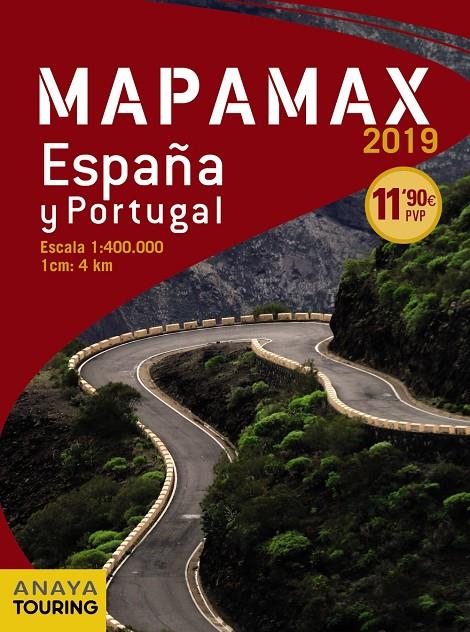 MAPAMAX - 2019 | 9788491581635 | ANAYA TOURING | Llibreria Ombra | Llibreria online de Rubí, Barcelona | Comprar llibres en català i castellà online