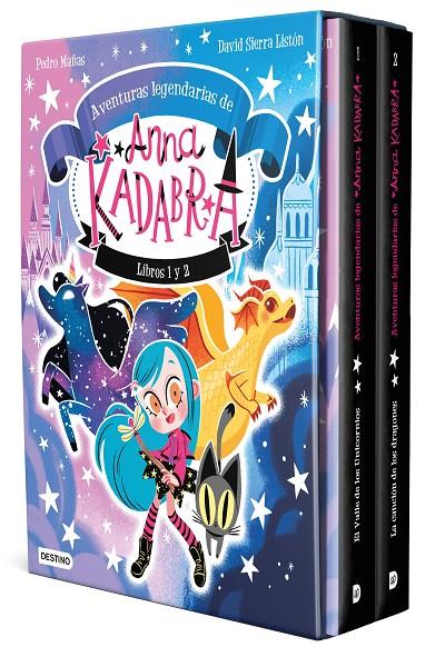 ANNA KADABRA. ESTUCHE AVENTURAS LEGENDARIAS 1 Y 2 | 9788408295518 | MAÑAS, PEDRO/SIERRA LISTÓN, DAVID | Llibreria Ombra | Llibreria online de Rubí, Barcelona | Comprar llibres en català i castellà online