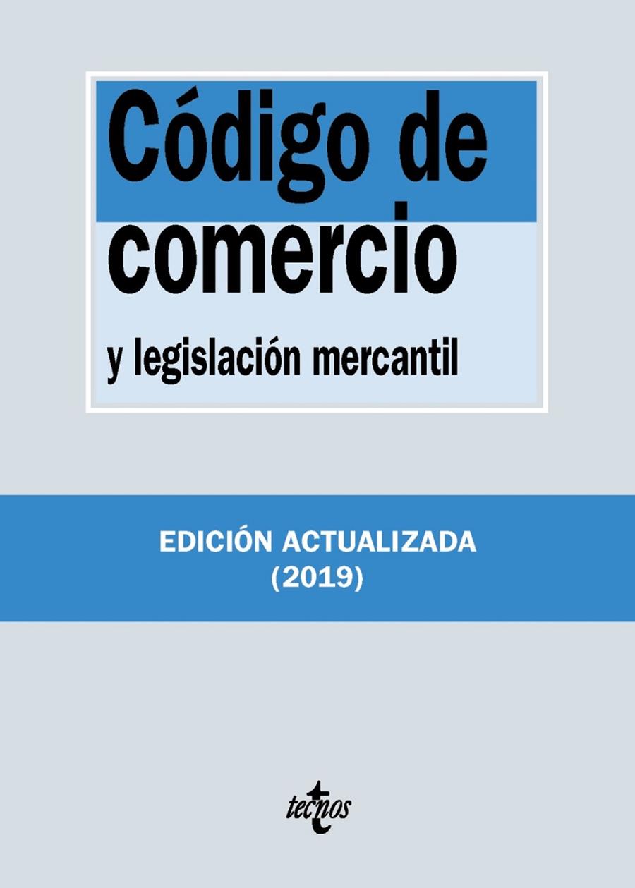 CÓDIGO DE COMERCIO Y LEGISLACIÓN MERCANTIL | 9788430977093 | EDITORIAL TECNOS | Llibreria Ombra | Llibreria online de Rubí, Barcelona | Comprar llibres en català i castellà online