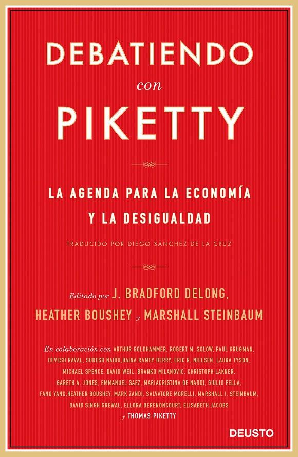 DEBATIENDO CON PIKETTY | 9788423427444 | BOUSHEY, HEATHER/DELONG, J. BRADFORD/STEINBAUM, MARSHALL | Llibreria Ombra | Llibreria online de Rubí, Barcelona | Comprar llibres en català i castellà online