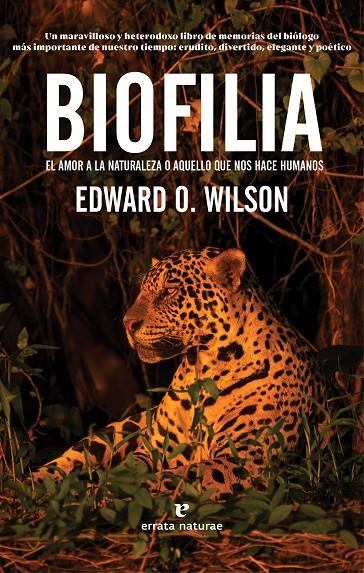 BIOFILIA | 9788417800574 | WILSON, EDWARD O. | Llibreria Ombra | Llibreria online de Rubí, Barcelona | Comprar llibres en català i castellà online