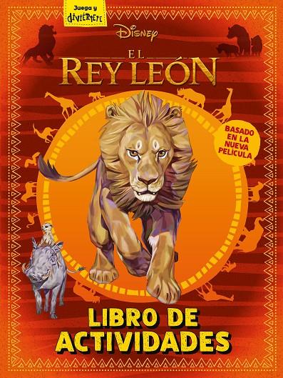 EL REY LEÓN. LIBRO DE ACTIVIDADES | 9788417529888 | DISNEY | Llibreria Ombra | Llibreria online de Rubí, Barcelona | Comprar llibres en català i castellà online