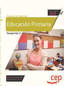 CUERPO DE MAESTROS. EDUCACIÓN PRIMARIA. TEMARIO VOL. II | 9788468180335 | SIN DETALLAR | Llibreria Ombra | Llibreria online de Rubí, Barcelona | Comprar llibres en català i castellà online