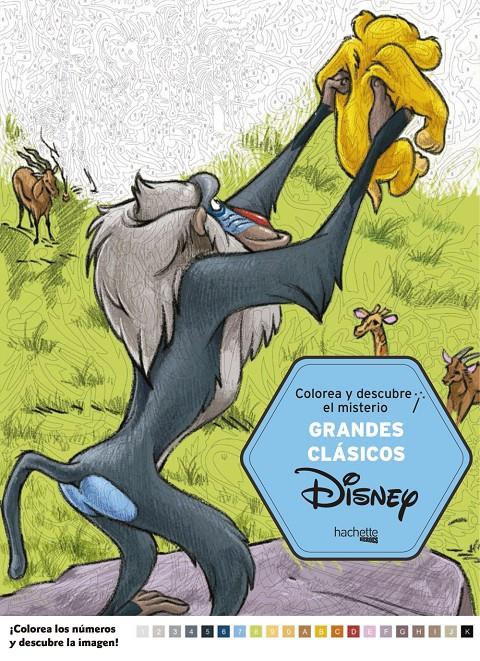 GRANDES CLASICOS DISNEY.COLOREA Y DESCUBRE EL MISTERIO | 9788416857098 | HACHETTE HEROES | Llibreria Ombra | Llibreria online de Rubí, Barcelona | Comprar llibres en català i castellà online