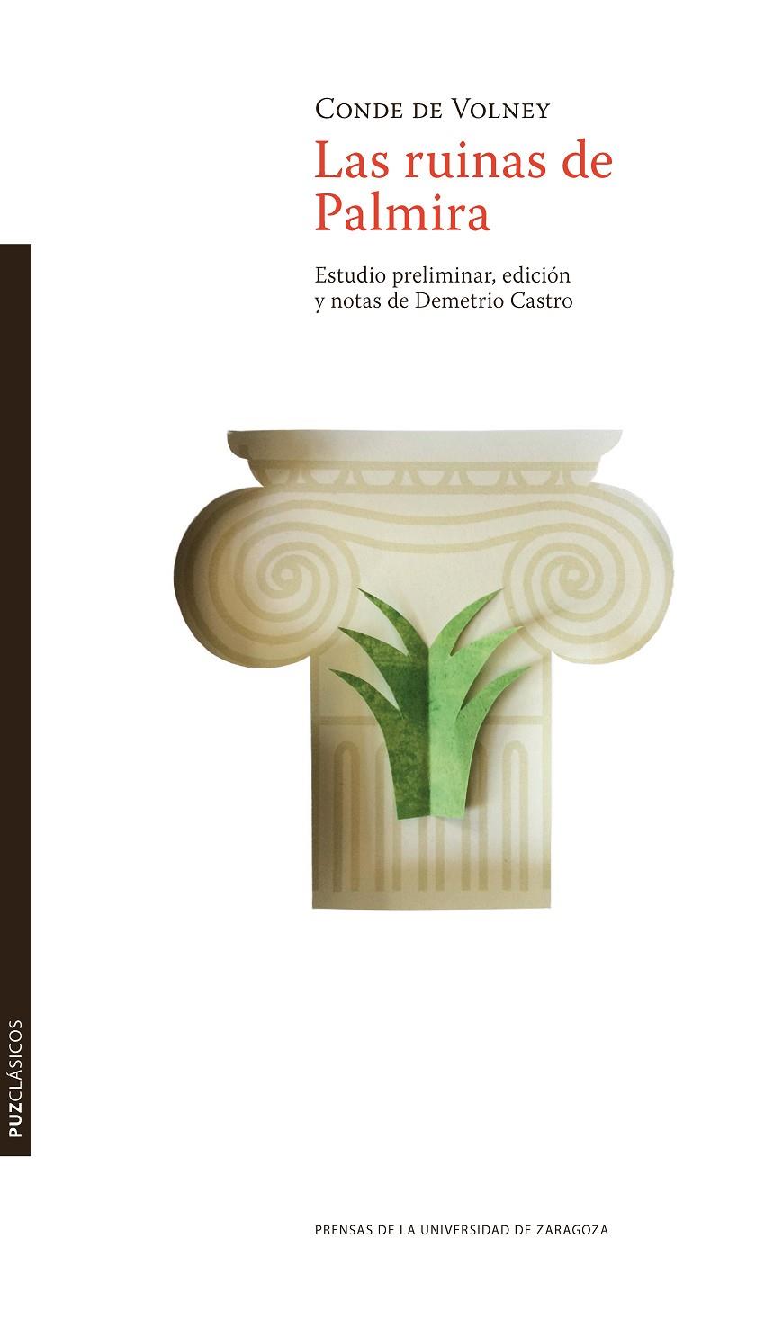 LAS RUINAS DE PALMIRA | 9788417358174 | CHASSEBOEUF DE LA GIRAUDAIS, CONSTANTIN FRANÇOIS | Llibreria Ombra | Llibreria online de Rubí, Barcelona | Comprar llibres en català i castellà online