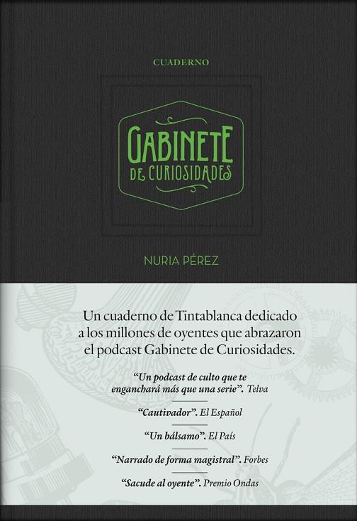 CUADERNO GABINETE DE CURIOSIDADES | 9788412636154 | PÉREZ, NURIA | Llibreria Ombra | Llibreria online de Rubí, Barcelona | Comprar llibres en català i castellà online