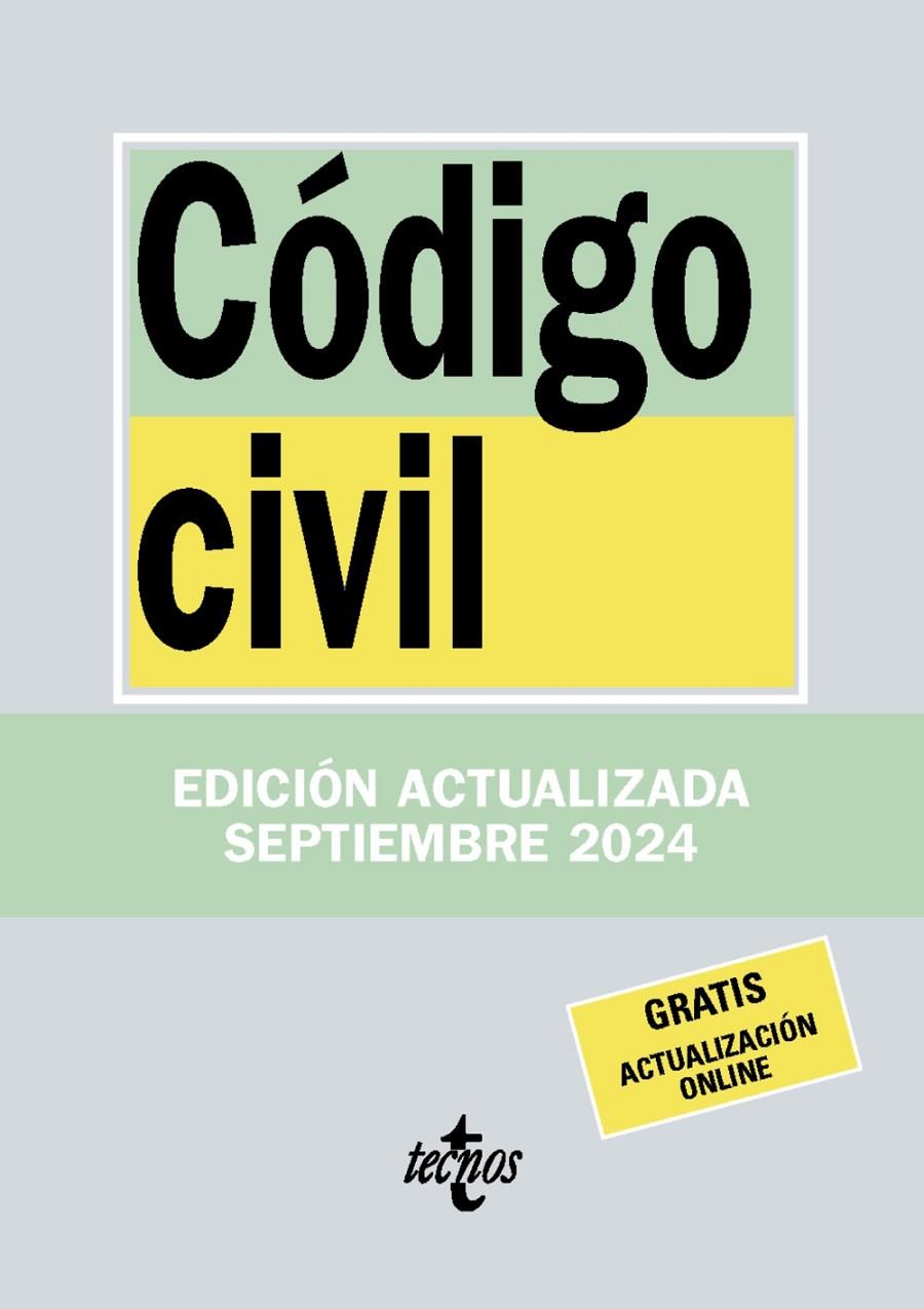 CÓDIGO CIVIL | 9788430990863 | EDITORIAL TECNOS | Llibreria Ombra | Llibreria online de Rubí, Barcelona | Comprar llibres en català i castellà online