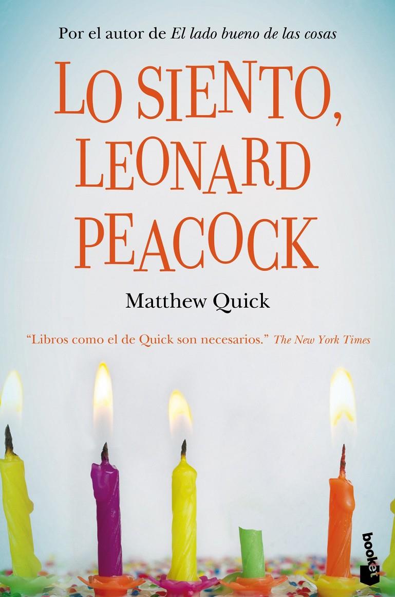 LO SIENTO LEONARD PEACOCK | 9788467041330 | MATTHEW QUICK | Llibreria Ombra | Llibreria online de Rubí, Barcelona | Comprar llibres en català i castellà online