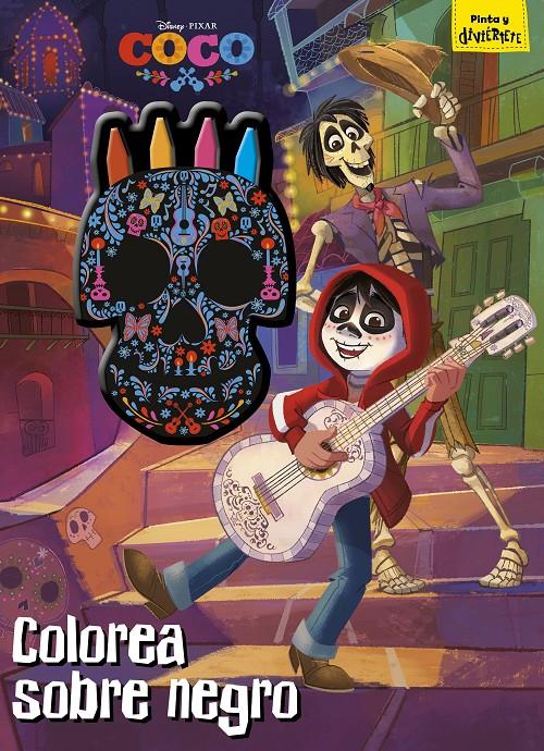 COCO. COLOREA SOBRE NEGRO | 9788416913718 | DISNEY | Llibreria Ombra | Llibreria online de Rubí, Barcelona | Comprar llibres en català i castellà online