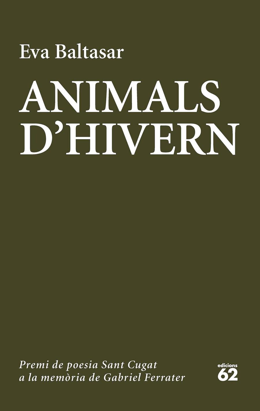 ANIMALS D'HIVERN | 9788429775006 | EVA BALTASAR SARDA | Llibreria Ombra | Llibreria online de Rubí, Barcelona | Comprar llibres en català i castellà online