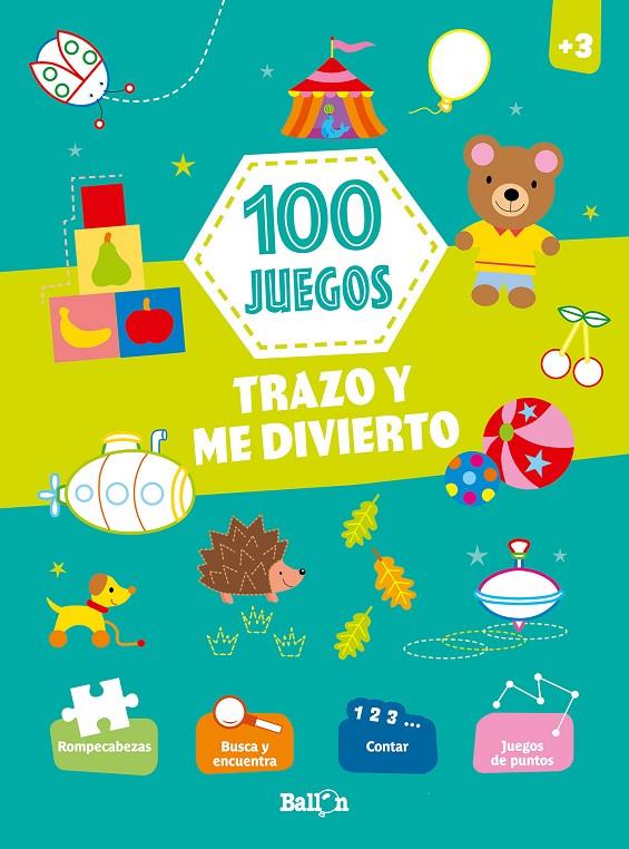 100 JUEGOS  - TRAZO Y ME DIVIERTO +3 | 9789403213002 | BALLON | Llibreria Ombra | Llibreria online de Rubí, Barcelona | Comprar llibres en català i castellà online