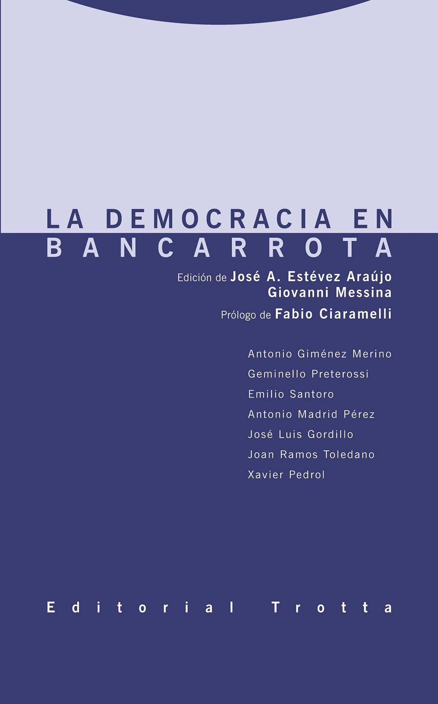 LA DEMOCRACIA EN BANCARROTA | 9788498796018 | Llibreria Ombra | Llibreria online de Rubí, Barcelona | Comprar llibres en català i castellà online