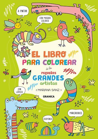 LIBRO PARA COLOREAR DE LOS PEQUEÑOS GRANDES ARTISTAS | 9789878935355 | SANZ, MARIANA | Llibreria Ombra | Llibreria online de Rubí, Barcelona | Comprar llibres en català i castellà online