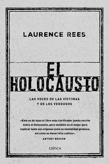 EL HOLOCAUSTO | 9788491992349 | REES, LAURENCE | Llibreria Ombra | Llibreria online de Rubí, Barcelona | Comprar llibres en català i castellà online