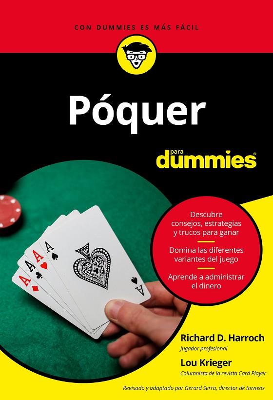 PÓQUER PARA DUMMIES | 9788432905551 | HARROCH, RICHARD D./KRIEGER, LOU | Llibreria Ombra | Llibreria online de Rubí, Barcelona | Comprar llibres en català i castellà online