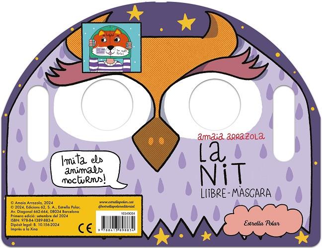 LA NIT. LLIBRE-MÀSCARA | 9788413898834 | ARRAZOLA, AMAIA | Llibreria Ombra | Llibreria online de Rubí, Barcelona | Comprar llibres en català i castellà online