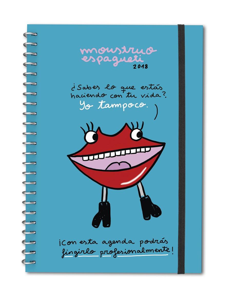 AGENDA ANUAL 2018 MONSTRUO ESPAGUETI | 9788494726941 | MONSTRUO ESPAGUETI | Llibreria Ombra | Llibreria online de Rubí, Barcelona | Comprar llibres en català i castellà online