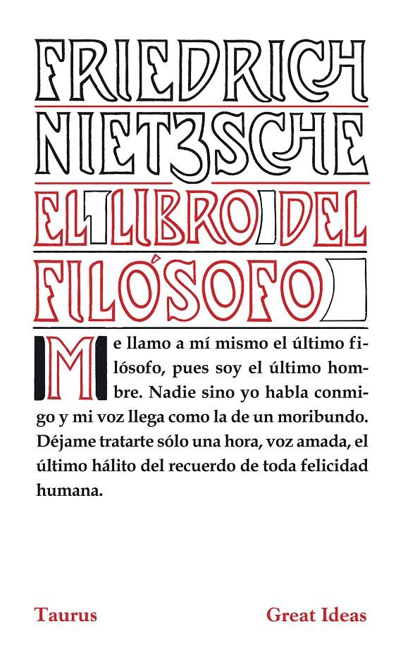 EL LIBRO DEL FILÓSOFO | 9788430602216 | FRIEDRICH NIETZSCHE | Llibreria Ombra | Llibreria online de Rubí, Barcelona | Comprar llibres en català i castellà online